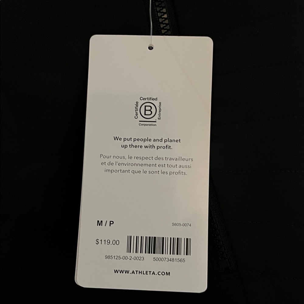 NWT Athleta | Peak Hybrid Fleece Flare Pants | Black | Size MP - Picture 12 of 16